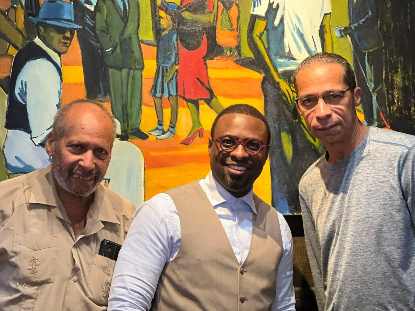 Clifford Ratliff, Dr. Tyron Cooper and Bill C. Myers