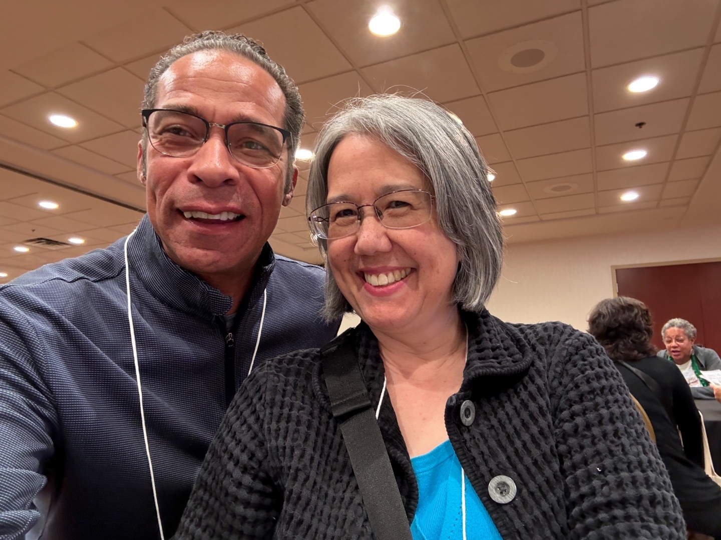 Bill with Dr. Sue Kim, Psychologist