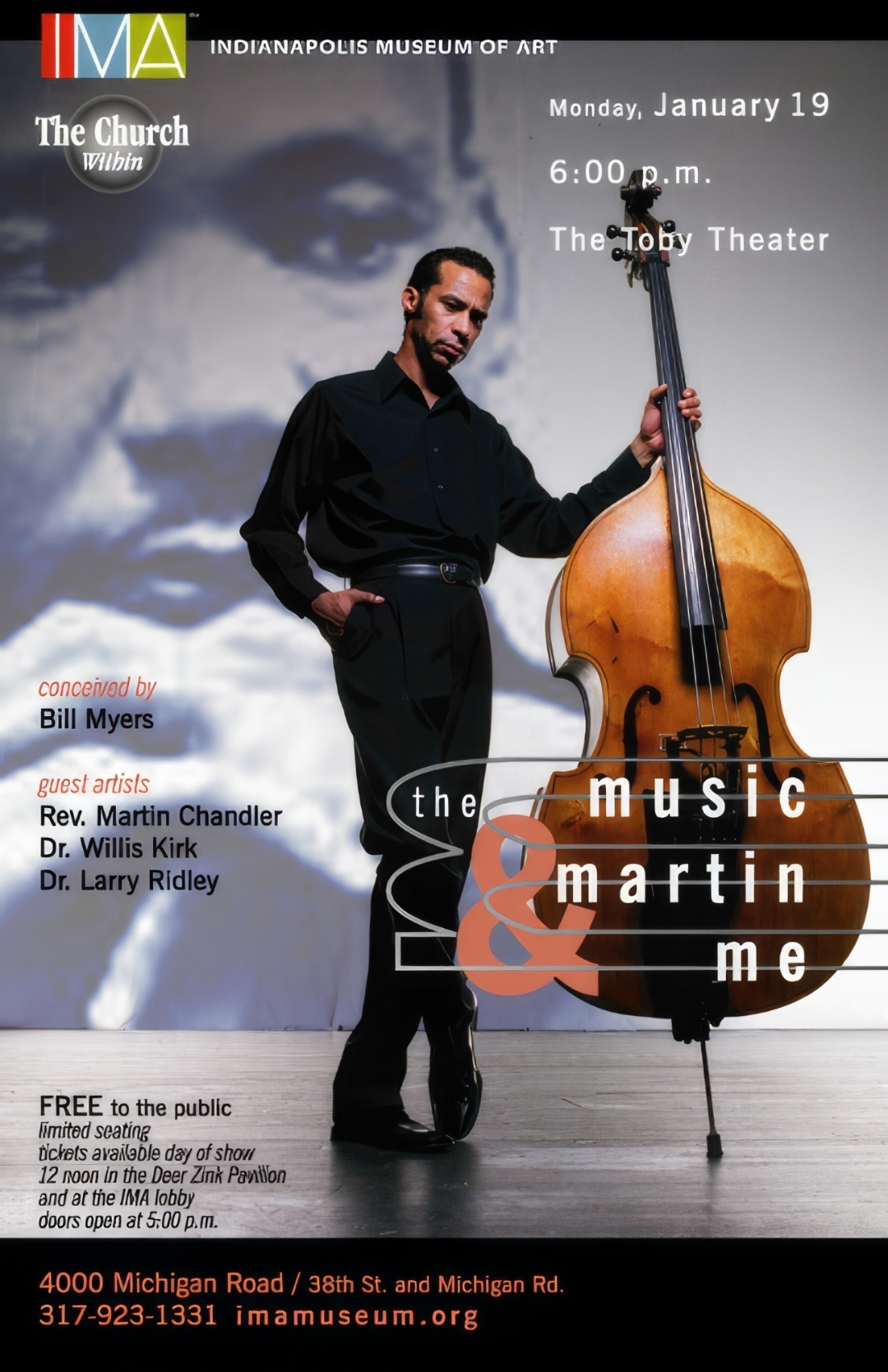 The Music, Martin & Me — Program Cover